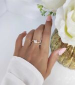 انگشتر زنانه جواهری استیل هلن