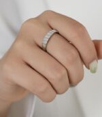 انگشتر زنانه استیل تابان برند ysx