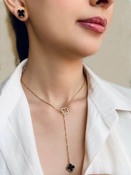 نیمست استیل زنانه ونکلیف مشکی