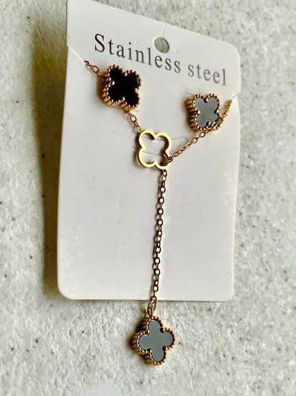 نیمست استیل زنانه ونکلیف مشکی