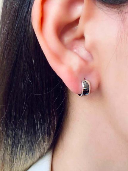 گوشواره حلقه ای طرح3 برند ژوپینگ