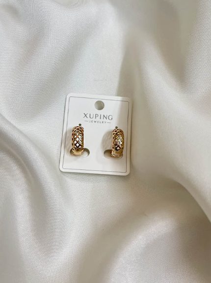 گوشواره حلقه ای حصیری برند ژوپینگ