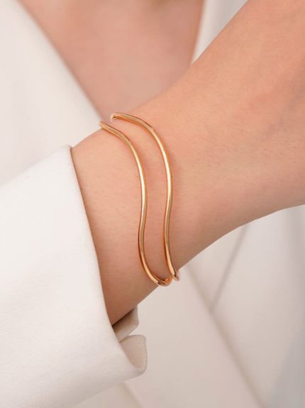 دستبند بنگل ارلین نقره ای برند ysx