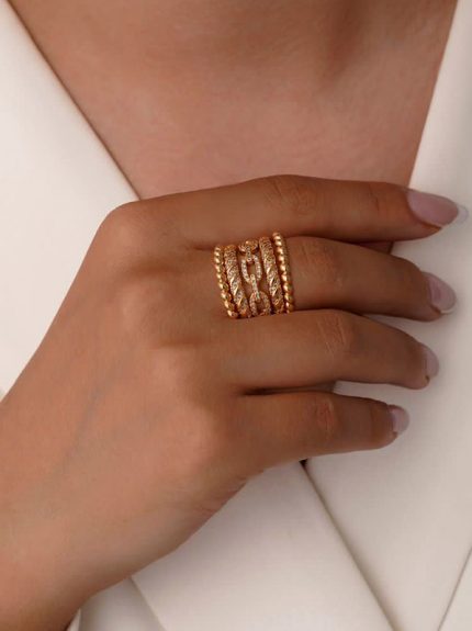 انگشتر زنانه پورتوفینو جواهری برند ysx