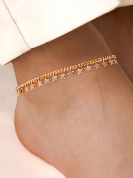 پابند زنانه ستاره طلایی برند ysx