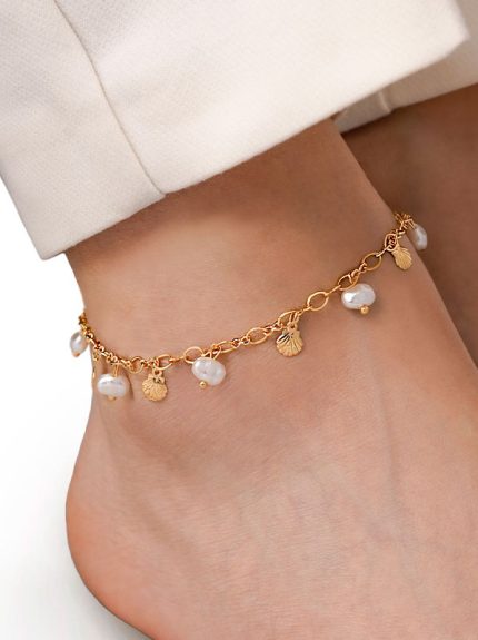 پابند آویز صدف و مروارید برند ysx