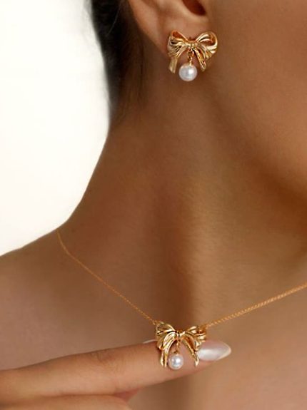 نیمست استیل پاپیون مروارید برند YSX