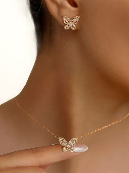 نیمست استیل جواهری پروانه برند YSX