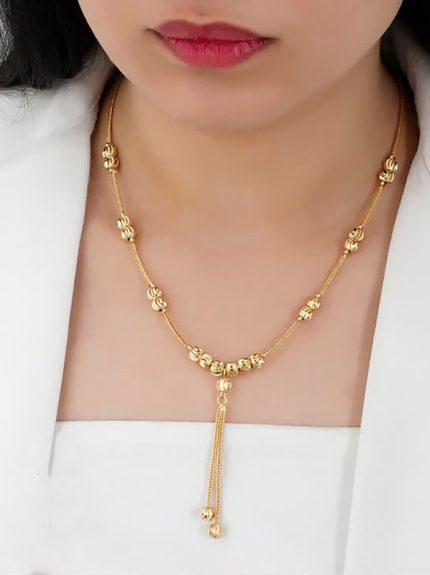 گردنبند زنانه آویز گوی رادیوم