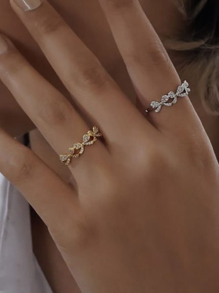 انگشتر زنانه پاپیونی سوفیا رادیوم