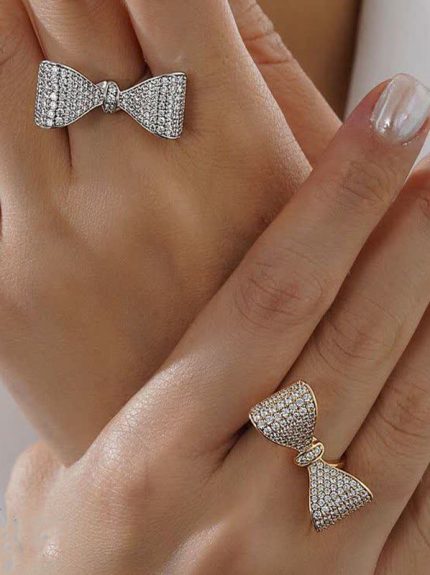 انگشتر زنانه پاپیونی سمیرا رادیوم