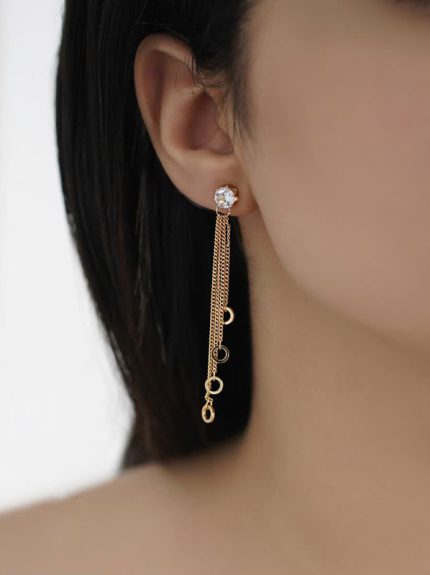 گوشواره میخی آویز نلا برند ysx