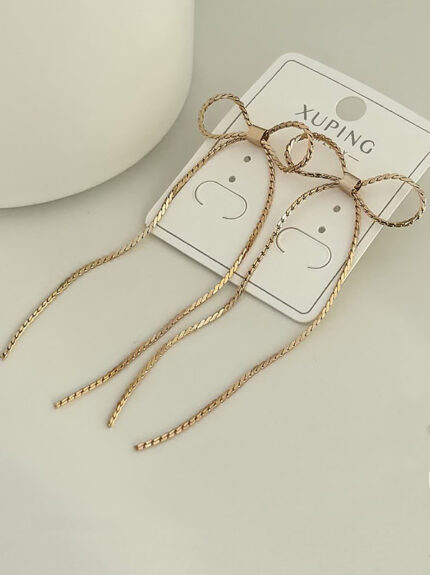 گوشواره آویز پاپیون برند ژوپینگ